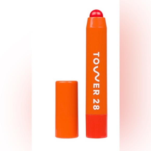 Tower 28 Bold Red-Orange Lip Balm NIB - Picture 1 of 5